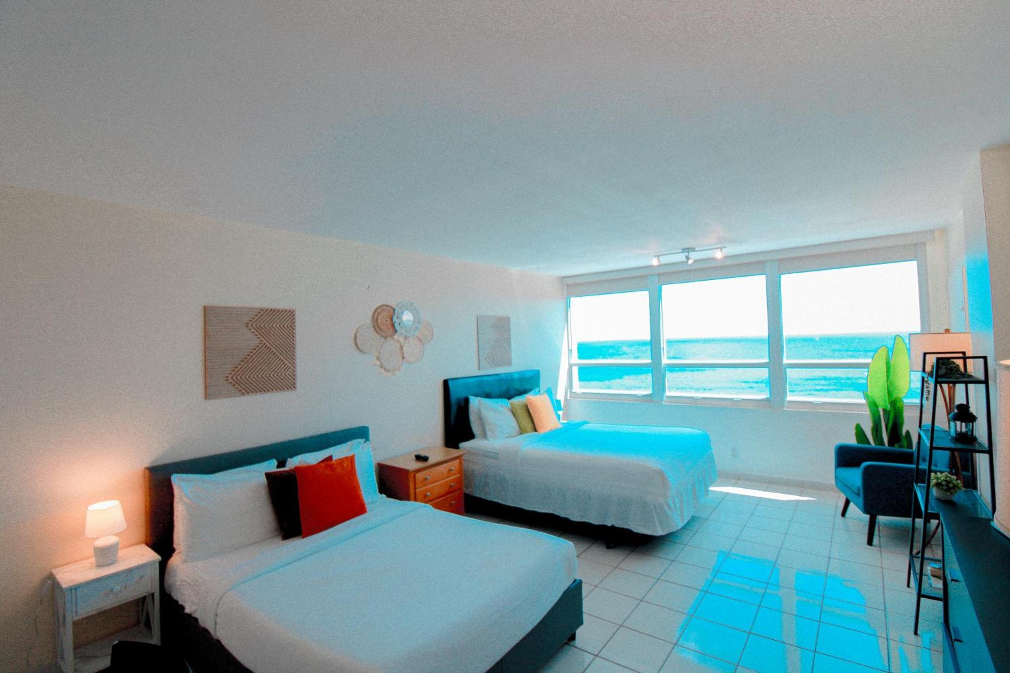Castle 1733 Ocean View Studio With Direct Beach Access, Pool, Tennis & Free Parking Miami Beach Extérieur photo